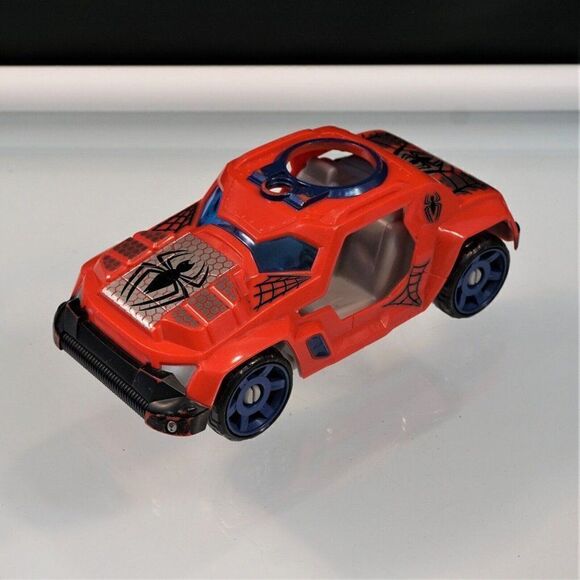 Spiderman Off Road Striker Battle Car Hasbro 2010 Marvel Comics Plastic Toy - Picture 1 of 6